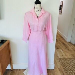 Lauren Ralph Lauren Light Pink Maxi Dress